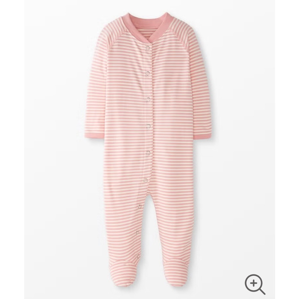 Hanna Andersson Baby Layette Striped Footie/Pajama